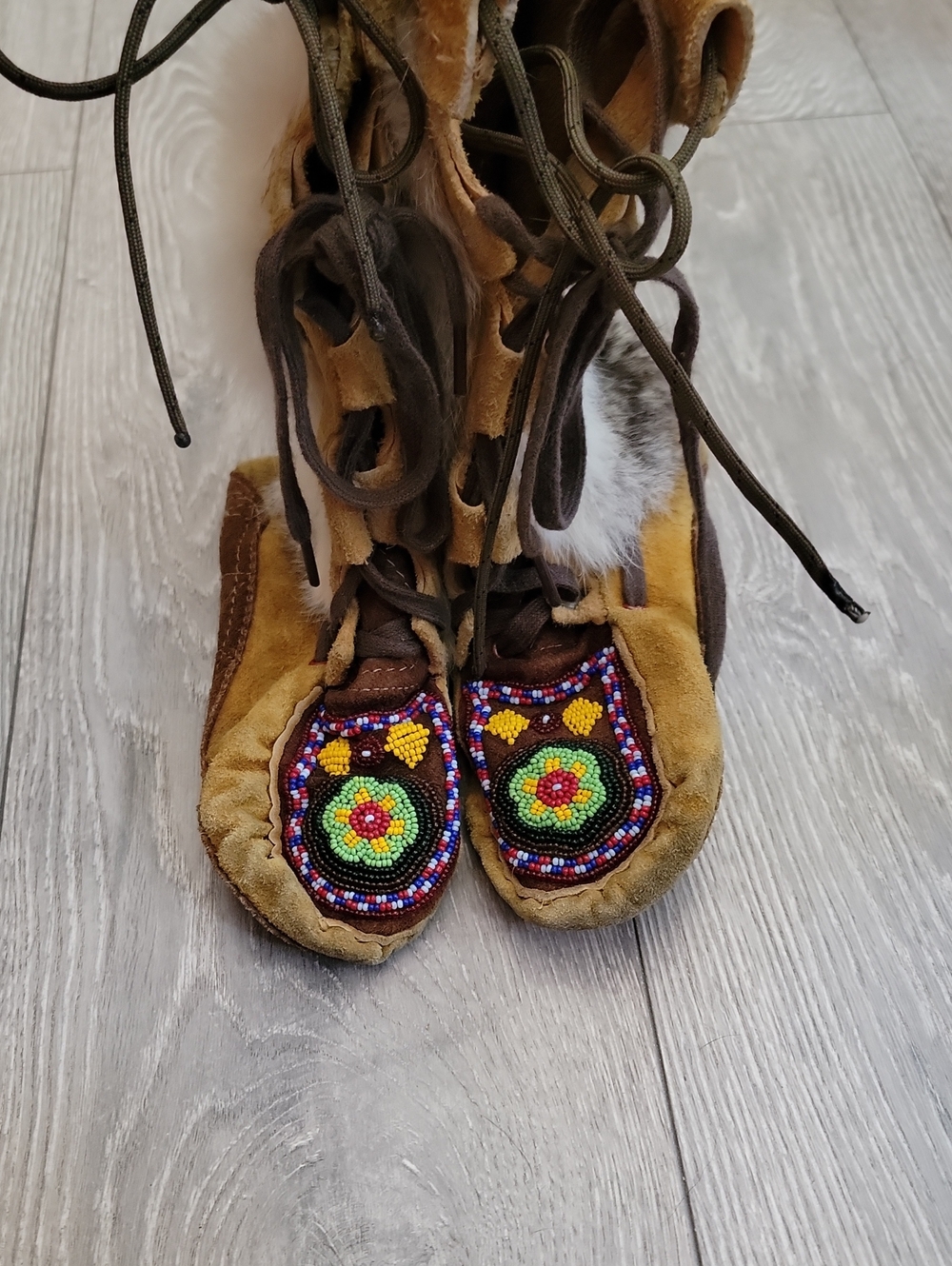 Handmade Indigenous Moccasins